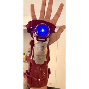 2010 Hasbro Marvel Iron Man 2 ARC REPULSOR Glove Wrist Strap Lights & Sounds